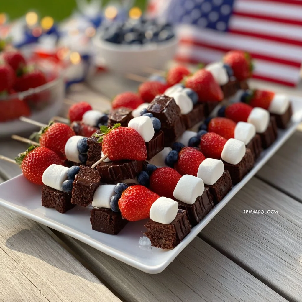 Delicious red, white, and blue treats for summer celebrations.