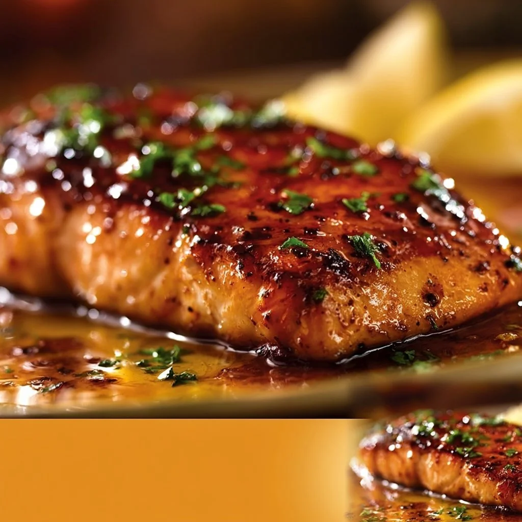 Grilled salmon dish inspired by Texas Roadhouse recipe