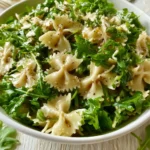 Lemon Arugula Pasta Salad with fresh ingredients and a zesty dressing